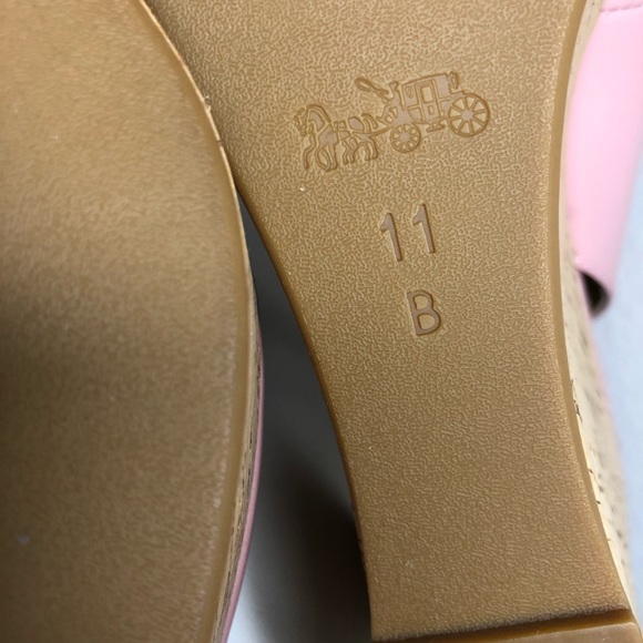 RARE COLOR!: Coach Ferry Wedges in Rosè Pink - Picture 7 of 7